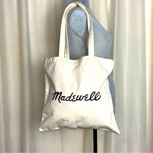 Madewell Natural Better Days Canvas Tote Reusable Shopping Store Bag